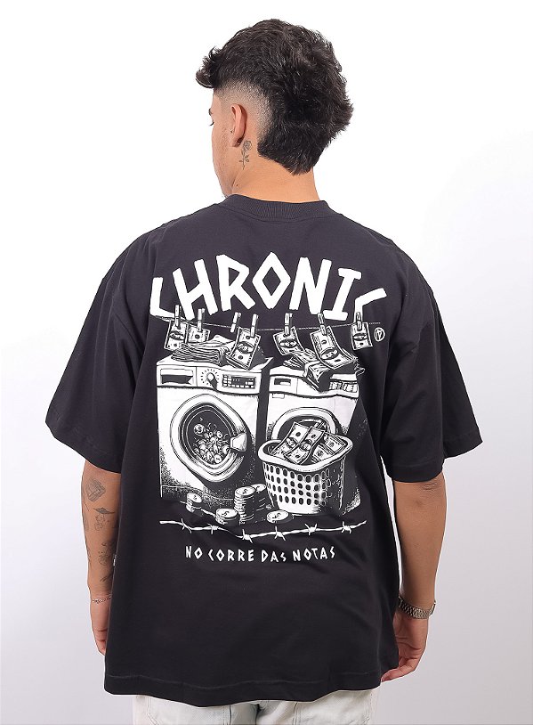 Camiseta Chronic - No Corre Das Notas - Preto