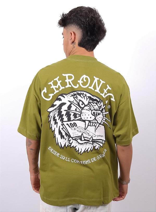 Camiseta Chronic Oversized - Fome de Grana - Verde