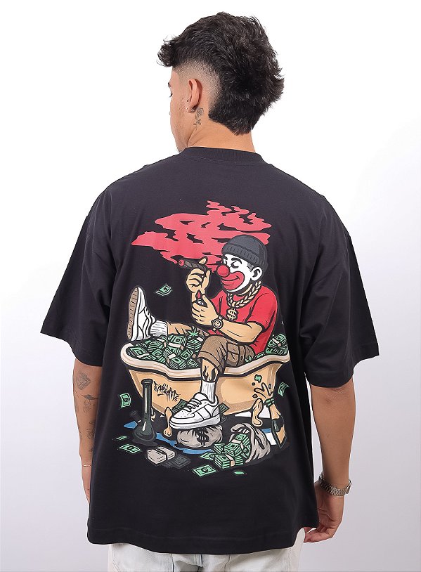 Camiseta Chronic Oversized - Grupo Org 011 - Preto