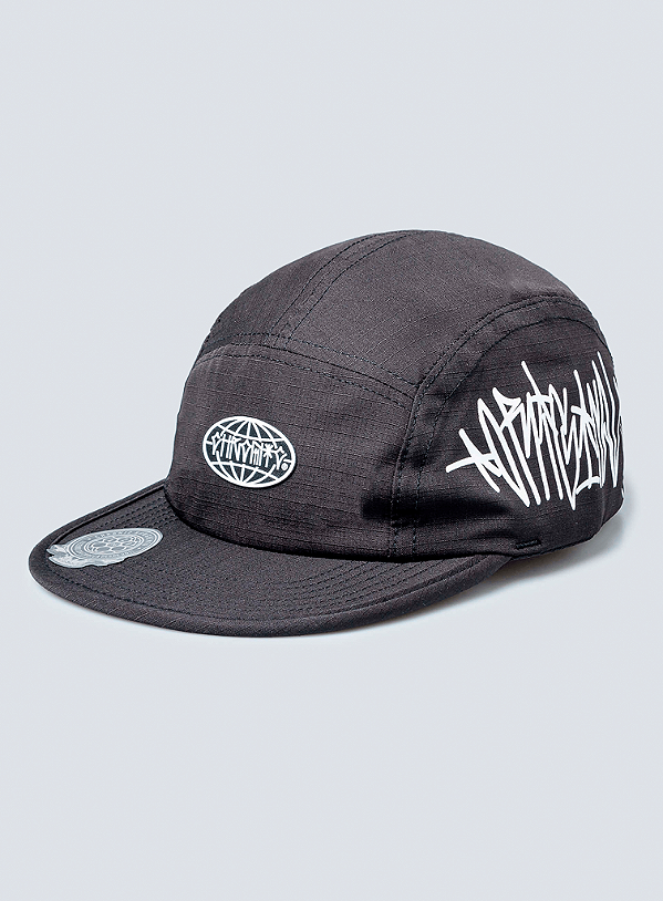 Boné Five Panel Chronic - Tag Lateral - Preto