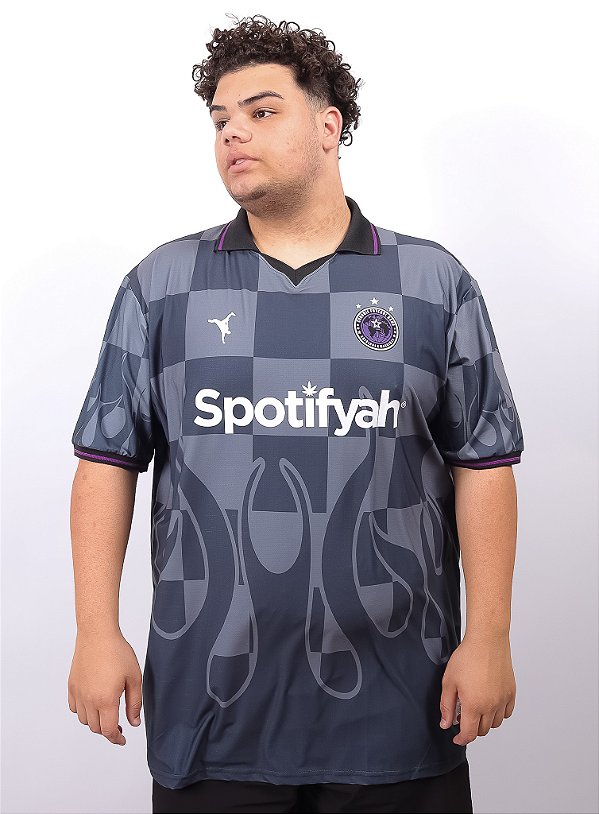 Camisa De Time Plus Size Chronic - Spotifyah - Cinza