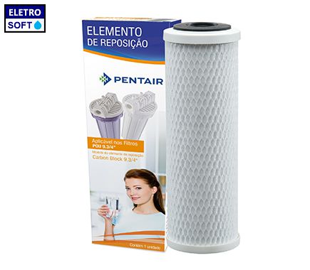 Refil 9" carbon block - Pentair