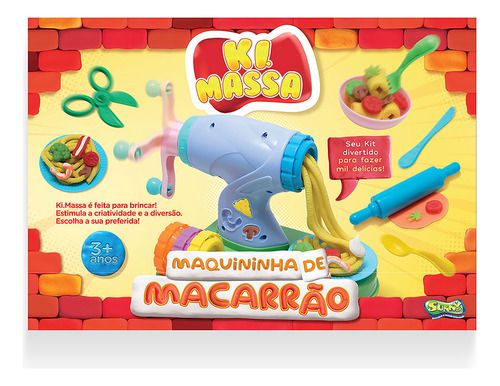 Massina de Modelar Infantil Maquininha De Macarrão - Ki Massa