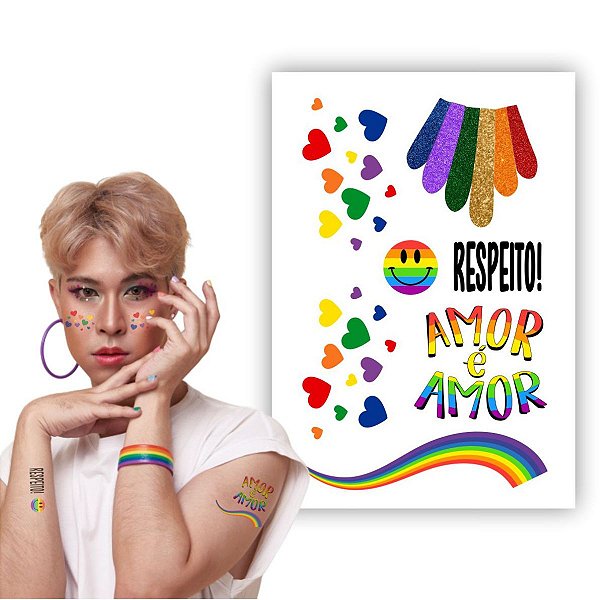 Tatuagem Temporária LGBT+ | Carnaval 074