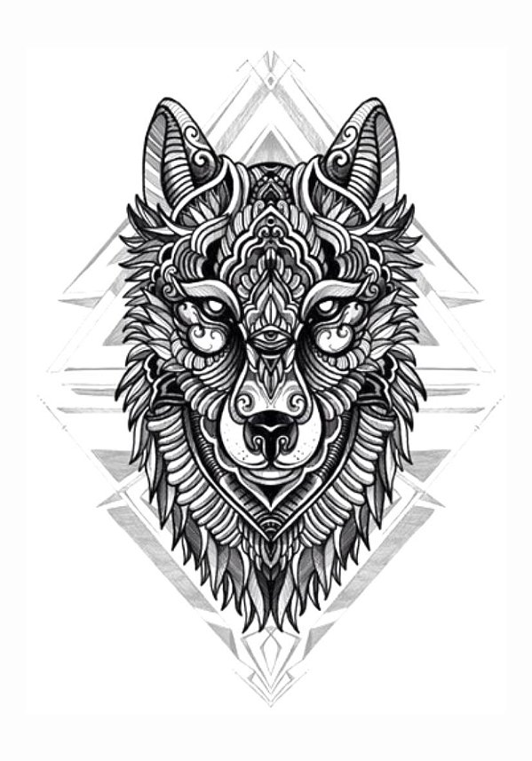 Tatuagem de Lobo em Oferta