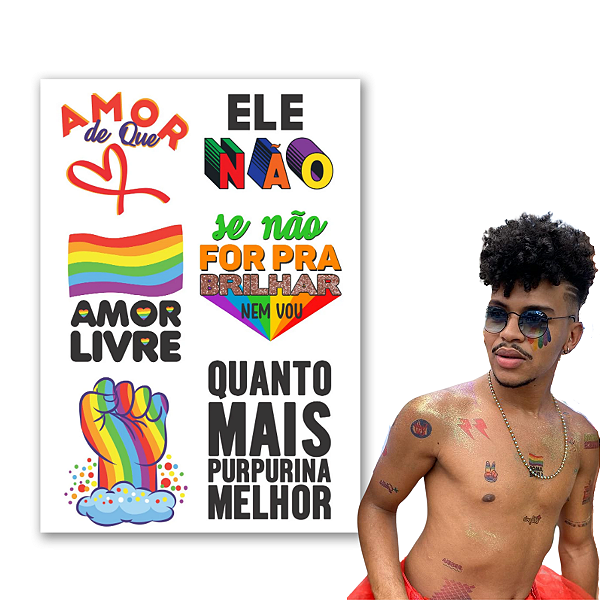 Tatuagem Temporária | Carnaval 053 - Amor Livre