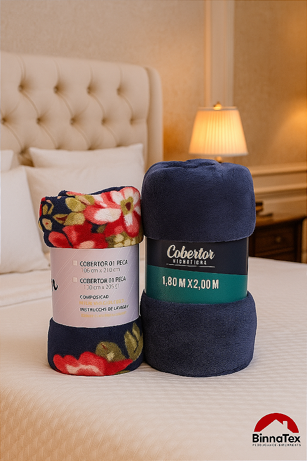 Kit Inverno (Manta Casal + Manta Multiuso)