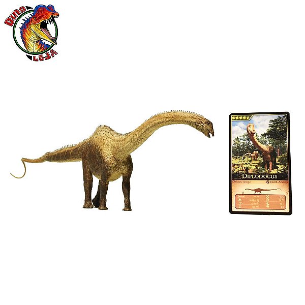 DIPLODOCUS EOFAUNA MINIATURA DE DINOSSAURO FIGURA CIENTÍFICA DE DIPLODOCO