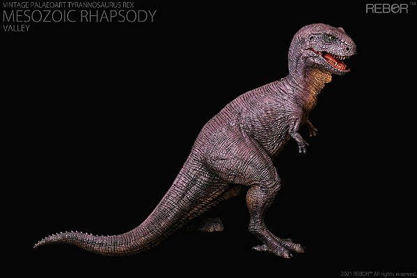 TYRANNOSAURUS REX REBOR VINTAGE MESOZOIC RHAPSODY MINIATURA DE T-REX COLECIONÁVEL TIRANOSSAURO