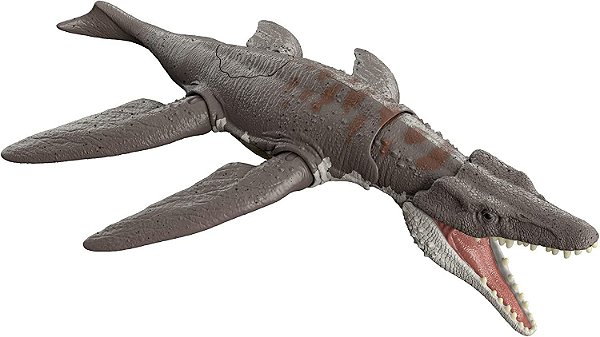 LIOPLEURODON RUGE E ATACA JURASSIC WORLD DOMINION MATTEL [USADO]