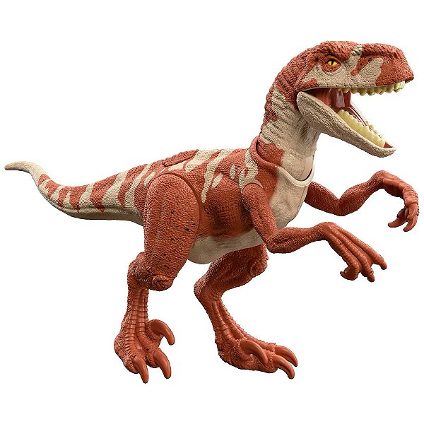 ATROCIRAPTOR RED PACOTE FEROZ JURASSIC WORLD DOMÍNIO MATTEL