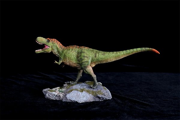 TYRANNOSAURUS VERDE HAONLONGGOOD GRTOYS DINOSSAURO CARNÍVORO MODELO CIENTÍFICO T.REX