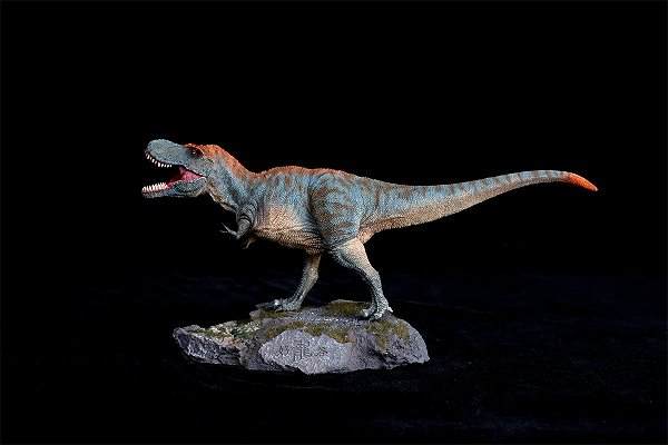 TYRANNOSAURUS AZUL HAONLONGGOOD GRTOYS DINOSSAURO CARNÍVORO MODELO CIENTÍFICO T.REX