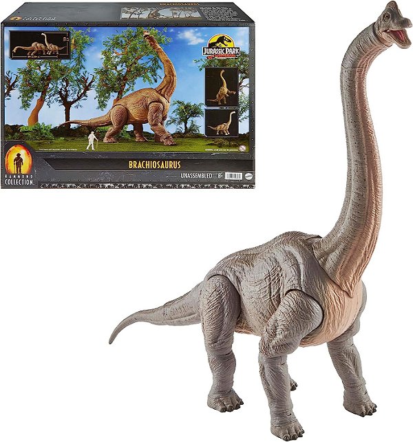 BRACHIOSAURUS HAMMOND COLLECTION JURASSIC WORLD DOMINION MATTEL BRAQUIOSSAURO