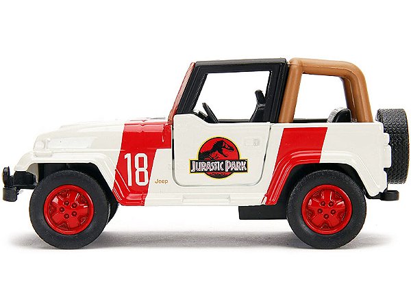 JEEP WRANGLER JURASSIC PARK JADA TOYS DIE CAST ESCALA 1/32 - Dinoloja ...