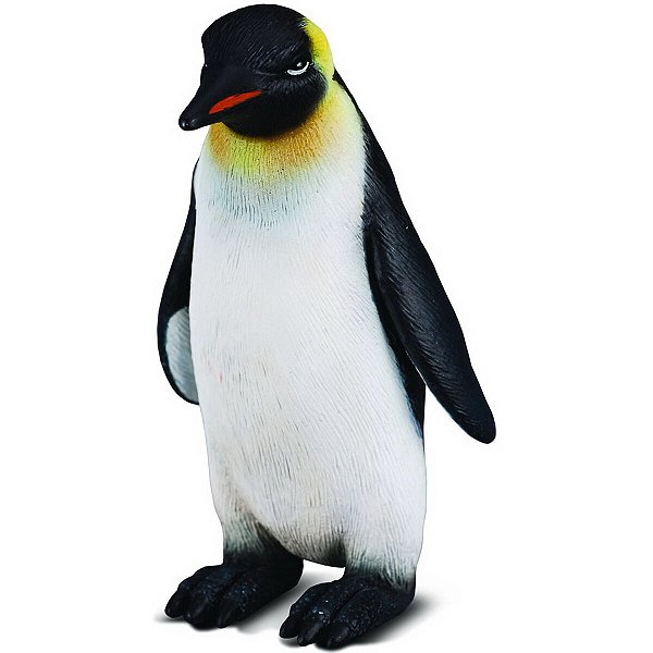 PINGUIM IMPERADOR COLLECTA MINIATURA ANIMAL MARINHO BRINQUEDO EMPEROR PENGUIN