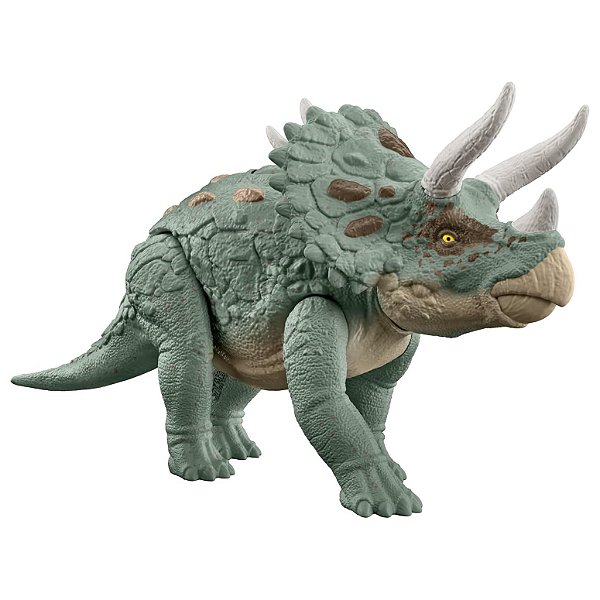 TRICERATOPS EPIC EVOLUTION VERDE MATTEL JURASSIC WORLD  MINIATURA DINOSSAURO