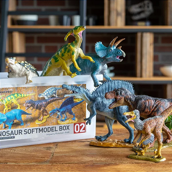 DINOSSAUROS FAVORITE CAIXA COM 6 MINIATURAS CONJUNTO MODELOS Nº02