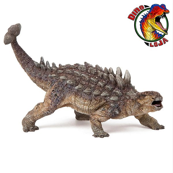 ANKYLOSAURUS PAPO 2011 MINIATURA DE DINOSSAURO BRINQUEDO DE DINOSSAURO COLECIONÁVEL ANQUILOSSAURO