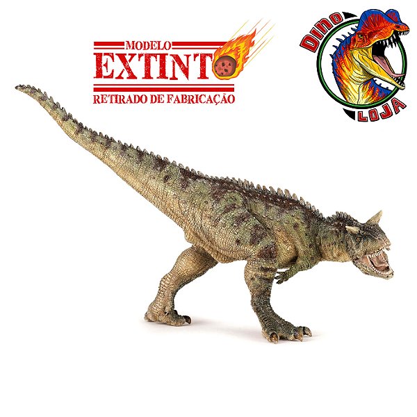 CARNOTAURUS PAPO MINIATURA BRINQUEDO DE DINOSSAURO FIGURA COLECIONÁVEL CARNOTAURO