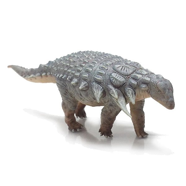 EDMONTONIA AZUL HAOLONGGOOD MINIATURA DINOSSAURO ENCOURAÇADO GRTOYS BONECO