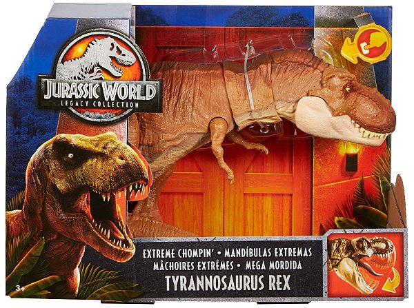 TYRANNOSAURUS REX LEGACY COLLECTION MEGA MORDIDA MANDÍBULAS EXTREMAS JURASSIC WORLD MATTEL [USADO]