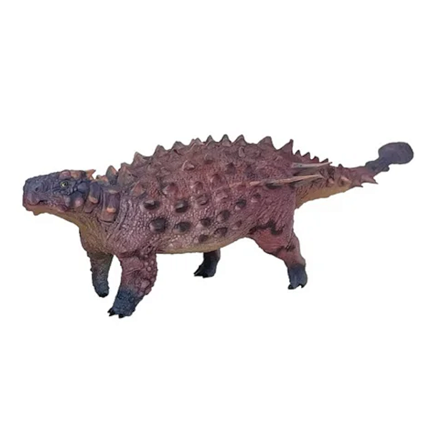 SAICHANIA HAOLONGGOOD VERMELHO MINIATURA DINOSSAURO ANQUILOSSAURO BRINQUEDO