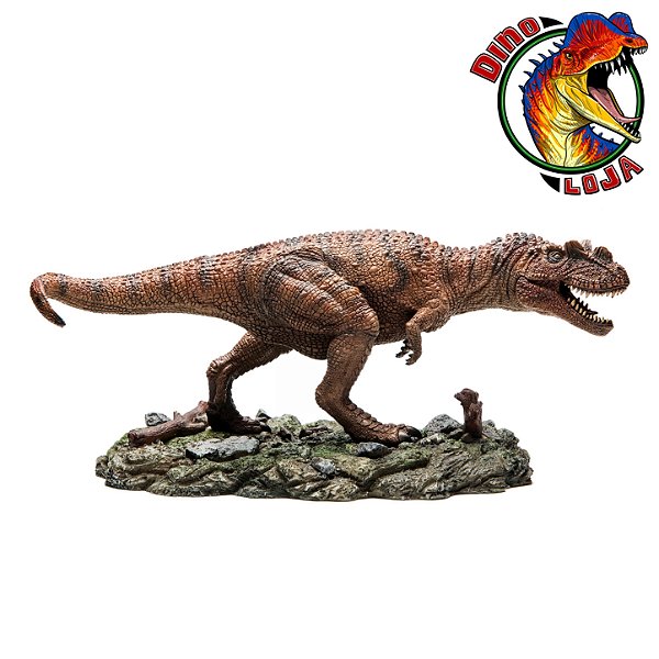 CERATOSAURUS DENTISULCATUS I-TOY RESURRECTION RÉPLICA DE DINOSSAURO COM BASE