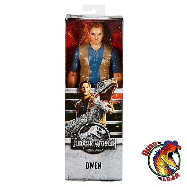OWEN GRADY PERSONAGEM BÁSICO JURASSIC WORLD REINO AMEAÇADO MATTEL