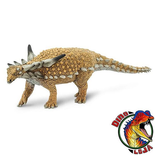 Safari Sauropelta Dino-Figur – Handbemalt, Aus Kunststoff, Für Kinder Ab 3