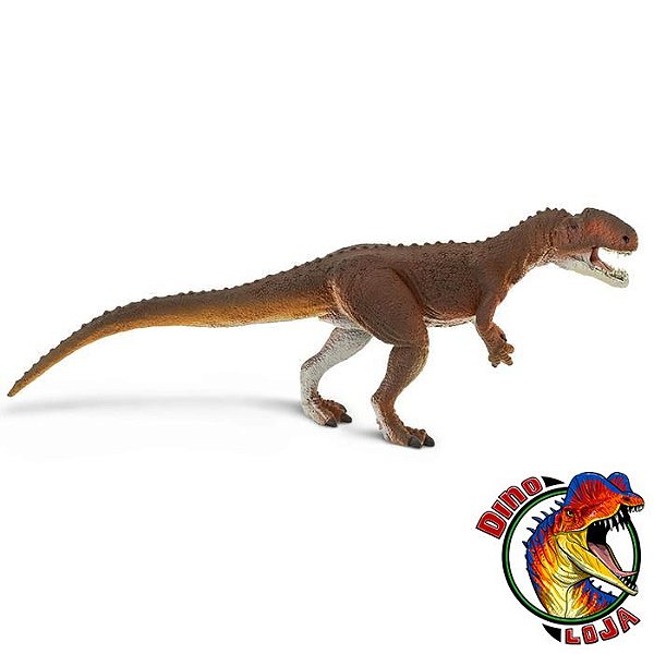 MONOLOPHOSAURUS SAFARI LTD. RÉPLICA DE DINOSSAURO COM CRISTA FIGURA EDUCATIVA IMPORTADA