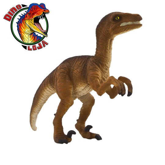 VELOCIRAPTOR MOJO FUN  2012 (BOCA FECHADA) MINIATURA DE DINOSSAURO, REPLICA DE TERÓPODE