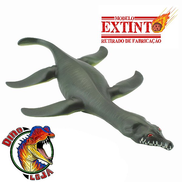 ROMALEOSSAURO COLLECTA COLEÇÃO DELUXE (ESCALA 1:40) FIGURA DE RÉPTIL MARINHO ANIMAL PRÉ HISTÓRICO RHOMALEOSAURUS