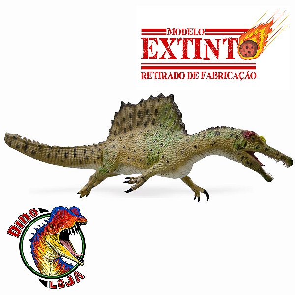 SPINOSAURUS NADANDO COLLECTA RÉPLICA DE DINOSSAURO MINIATURA IMPORTADA EDUCATIVA ESPINOSSAURO
