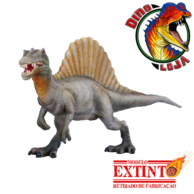 SPINOSAURUS DELUXE COLLECTA 2008  MINIATURA DO MAIOR DINOSSAURO CARNÍVORO ESPINOSSAURO  [USADO]