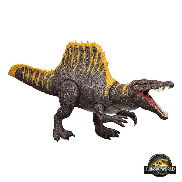 SPINOSAURUS TAIL THRASHER MATTEL JURASSIC WORLD REBIRTH DINOSSAURO ARTICULADO