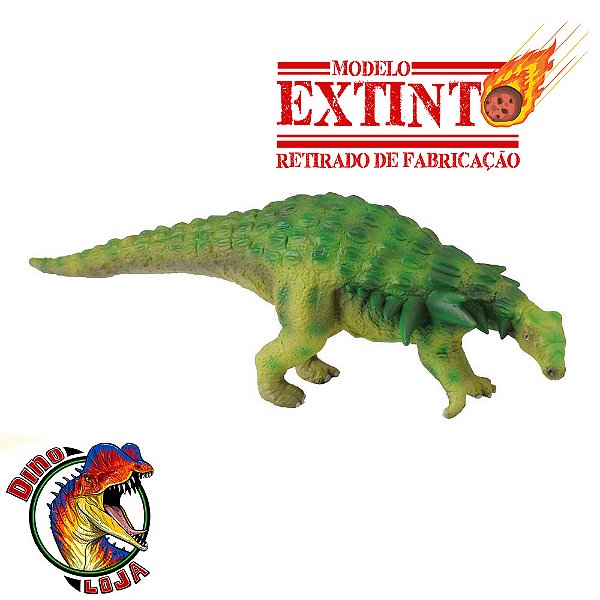 EDMONTONIA COLLECTA MINIATURA IMPORTADA DINOSSAURO COURAÇADO RÉPLICA