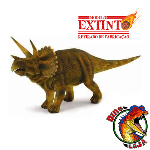 TRICERATOPS COLLECTA DELUXE 2010 MINIATURA DE DINOSSAURO IMPORTADA EDUCATIVA