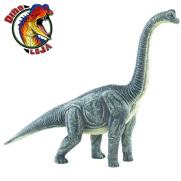 BRACHIOSAURUS MOJO FUN 2015 CINZA PESCOÇO ELEVADO BRINQUEDO DE DINOSSAURO MINIATURA IMPORTADA DINOSSAURO HERBÍVORO BRAQUIOSSAURO