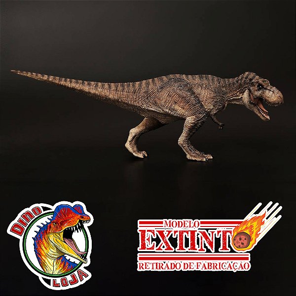 TIRANOSSAURO REX KILLER QUEEN REBOR MARROM PLANÍCIE MINIATURA DE T-REX DINOSSAURO COLECIONÁVEL
