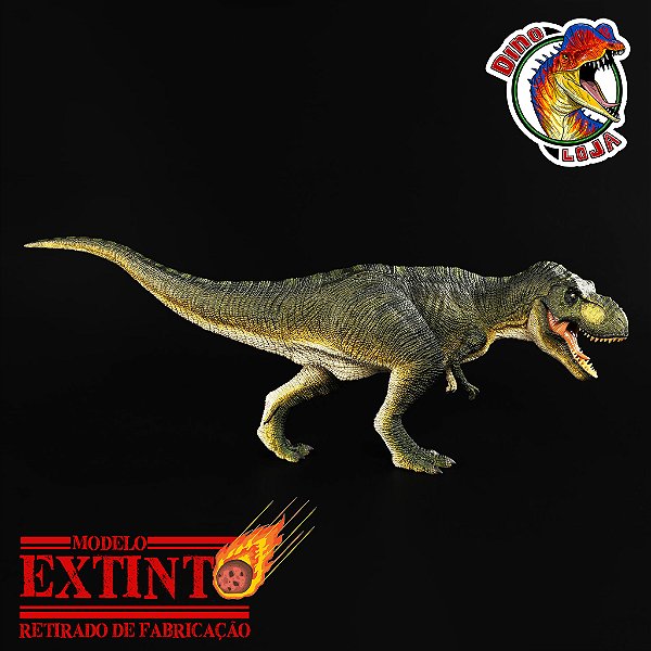 TIRANOSSAURO REX KILLER QUEEN REBOR VERDE SELVA MINIATURA DE T-REX DINOSSAURO COLECIONÁVEL