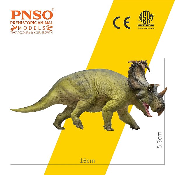 CORONOSAURUS PNSO RUSSO DINOSSAURO MINIATURA EM PLÁSTICO CERATOPSÍDEO CORONOSSAURO