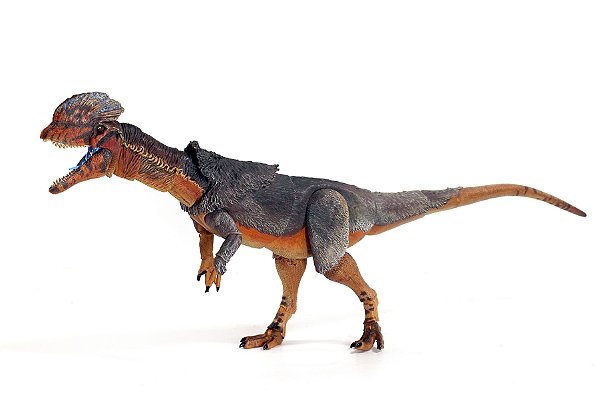 DILOPHOSAURUS 1/18 CYBERZOIC FIGURA DE DINOSSAURO DILOFOSSAURO ARTICULADO
