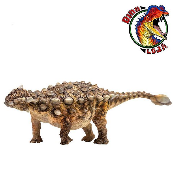 ANKYLOSAURUS PNSO RÉPLICA DE DINOSSAURO HERBÍVORO COURAÇADO MINIATURA DE VINIL