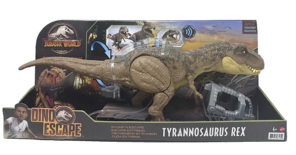 TYRANNOSAURUS REX FUGA EXTREMA STOMP N ESCAPE CAMP CRETACEOUS MATTEL
