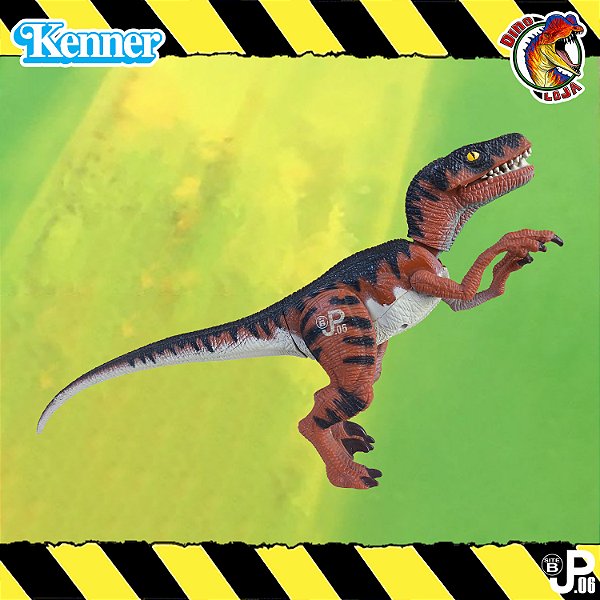 VELOCIRAPTOR JP06 O MUNDO JURASSIC PARK KENNER 1997 FIGURA ARTICULADA [USADO]