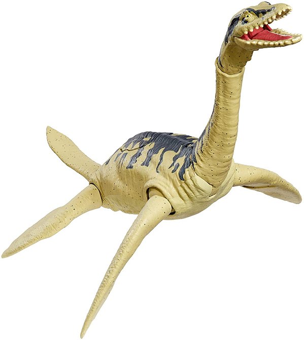 PLESIOSAURUS MATTEL SAVAGE STRIKE JURASSIC WORLD DINO RIVALS PLESIOSSAURO ARTICULADO
