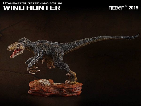UTAHRAPTOR REBOR WINDHUNTER MINIATURA DINOSSAURO RAPTOR EMPLUMADO
