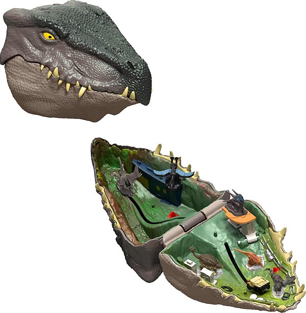 PLAYSET MICRO ADVENTURES MUTADON COM 6 MINI FIGURAS MATTEL JURASSIC WORLD REBIRTH