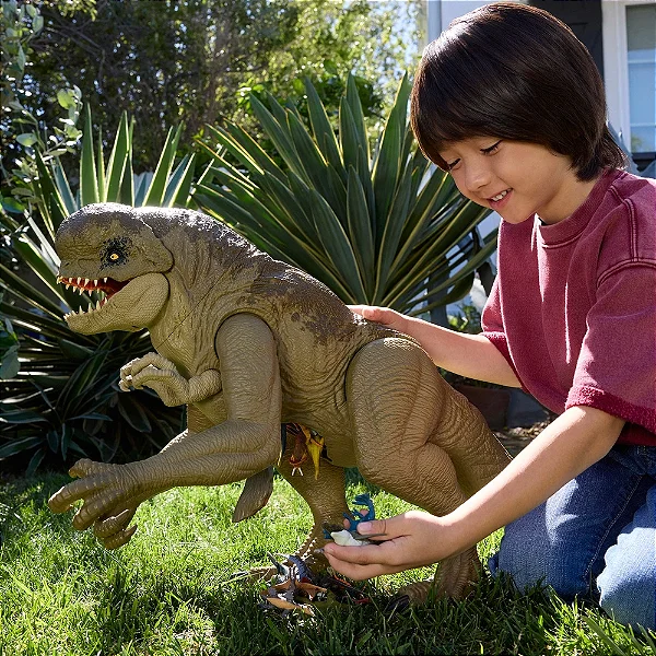 DISTORTUS REX MATTEL SUPER COLOSSAL - 78 CM - JURASSIC WORLD REBIRTH D-REX